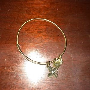 ALEX & ANI  Four Leaf Clover Charm Bracelet